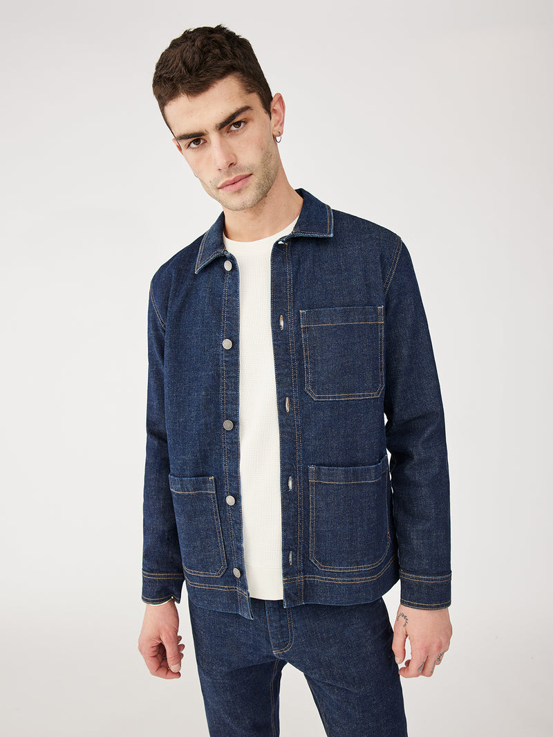 Sean Shirt Jacket | Dark Rinse