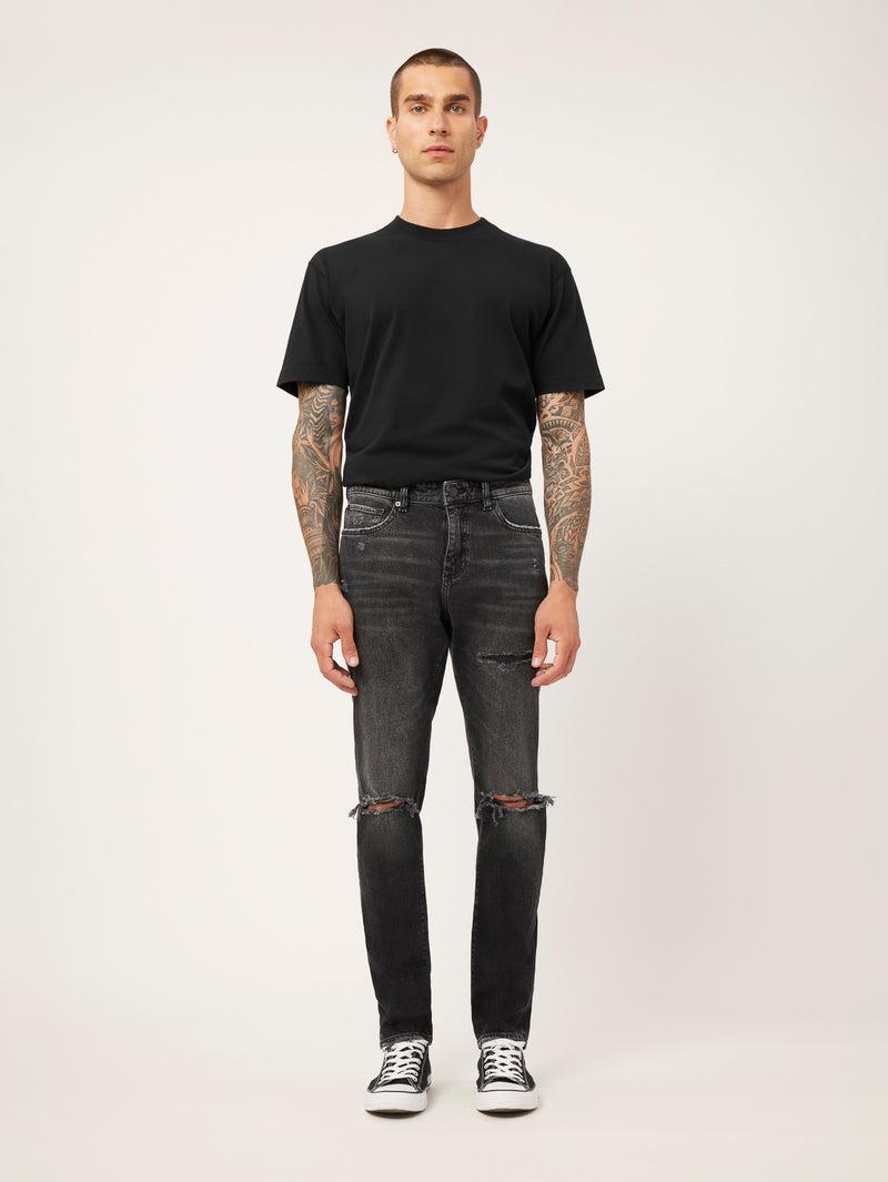 Theo Relaxed Tapered | Nightshade Distressed